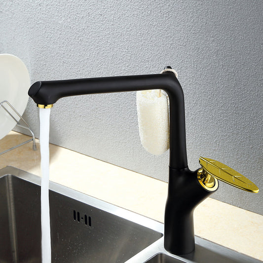 Black Gold Kitchen Faucet