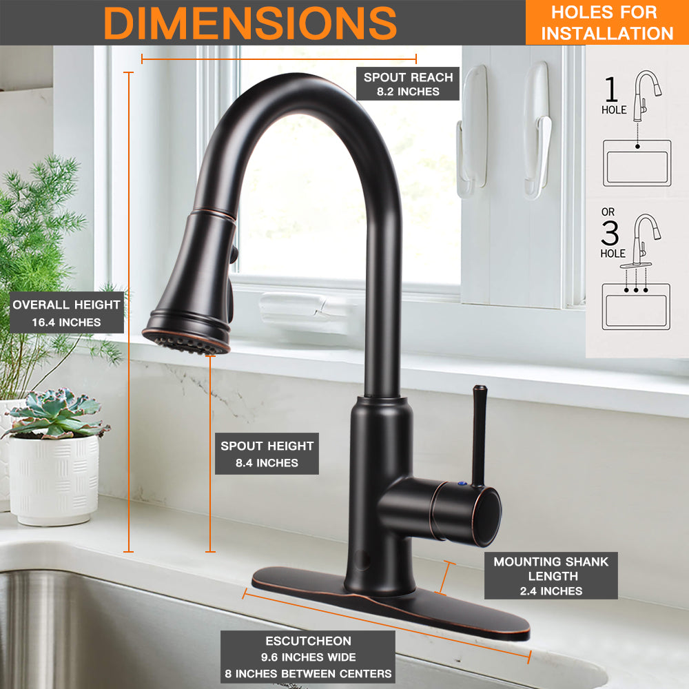 Black Kitchen Faucet
