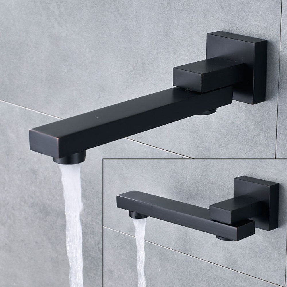 Matte Black Rainfall Shower Head With Digital Mixer