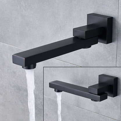 Matte Black Rainfall Shower Head With Digital Mixer
