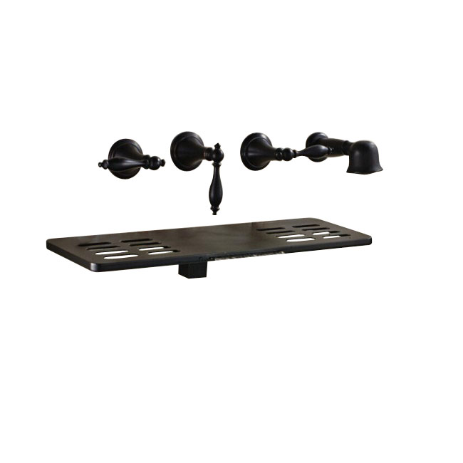 Juno Boss Super Luxury Oil Rubbed Bronze Shower Faucet Bathtub Mixer with Soap Dish Wall Mount