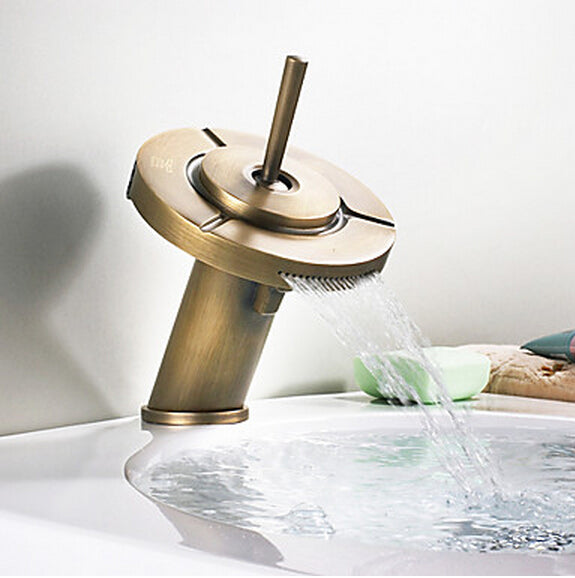 Marseille Brass Body Three Functions Spout Bathroom Basin Sink Faucet