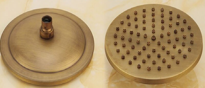 Juno Modern Solid Brass Hand Held Shower Head With Brass Shower Set