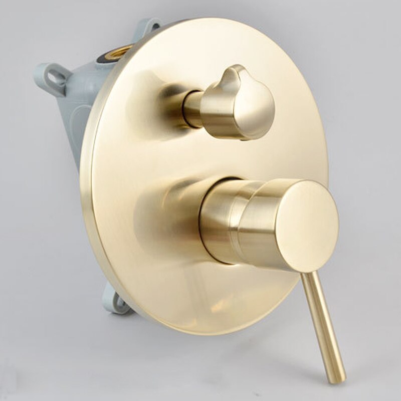 Juno 360 Rotation Gold Finish Shower Faucet & Handheld Bathtub Shower System