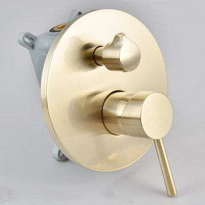 Juno 360 Rotation Gold Finish Shower Faucet & Handheld Bathtub Shower System