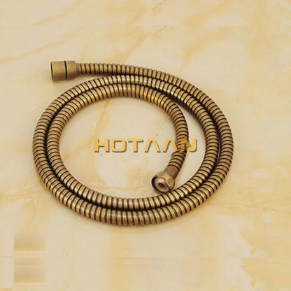 Juno 8 inch Antique Brushed Brass Shower Head Wall Mount Mixing Valve and Handheld Shower Set