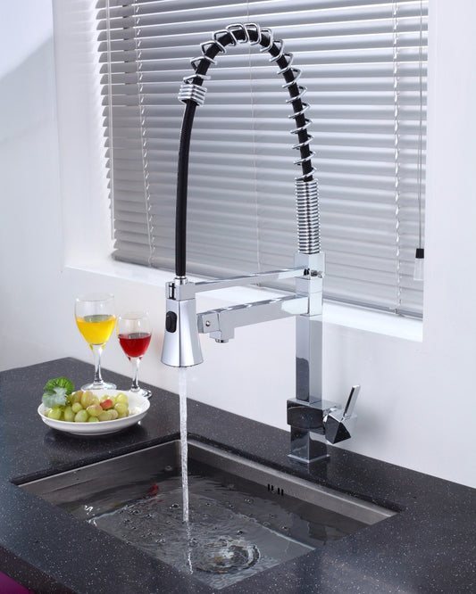 Brass Kitchen Sink Faucet Hot & Cold