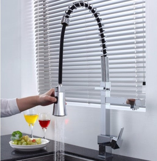 Juno Brass Kitchen Sink Faucet with Hot &  Cold Water Mixer