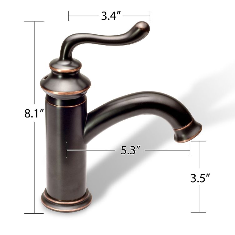 Bronze Bathroom Vessel Sink Faucet