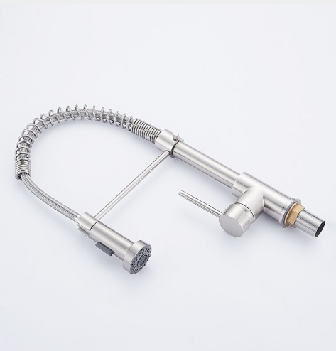 Brushed Nickel Pull Down Kitchen Faucets and Copper Pull Down Kitchen Mixers Tap