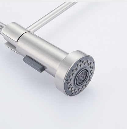 Brushed Nickel Pull Down Kitchen Faucets and Copper Pull Down Kitchen Mixers Tap