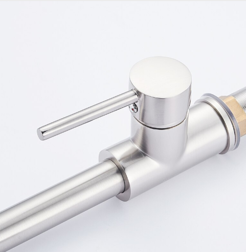 Brushed Nickel Pull Down Kitchen Faucets and Copper Pull Down Kitchen Mixers Tap