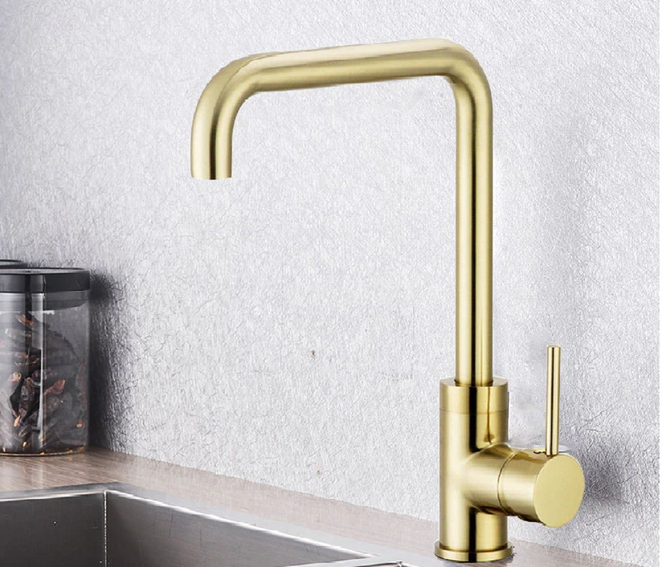 Juno JSM2552 New 360 Rotating Single Handle Kitchen Sink Faucet