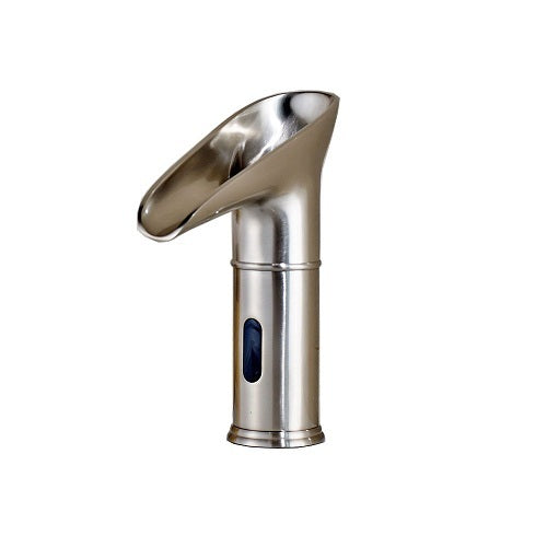 Brushed Nickel Bathroom Sink Faucet Automatic Sensor Faucet with LED Spout