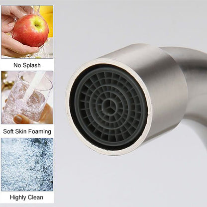 Juno New 360° Rotatable Hot And Cold Single Handle Wall-mount Kitchen Sink Faucet