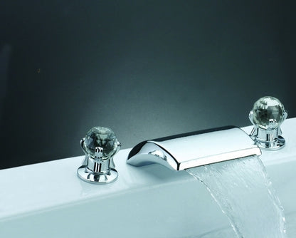 Juno Widespread Bathtub Waterfall Faucet