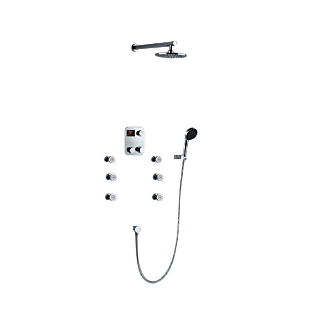 Rain Shower Head with Hand Held Shower Head