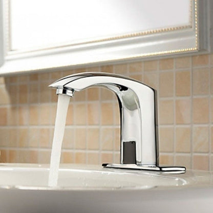 Juno Chrome Finished Automatic Motion Sensor Kitchen Faucet - Motion Sensor Bathroom Faucet