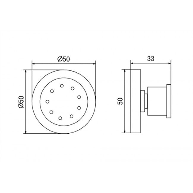 Jet Body Shower set with body massage
