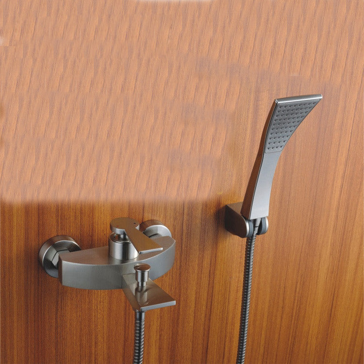 Chrome Polished Luxury Waterfall Wall Mounted Handheld Bathroom Shower