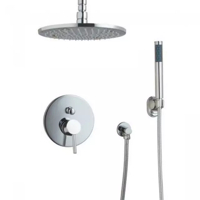 Juno Allora Rain Shower System with Handheld Shower Head