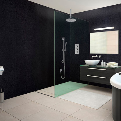 ceiling mount shower set with handheld shower