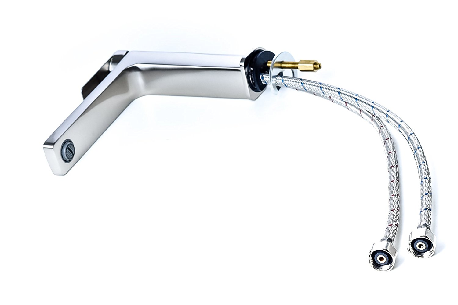 Chieti Sink faucet Mixer in Brushed Nickel Finish