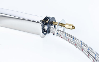 Chieti Sink faucet Mixer in Brushed Nickel Finish