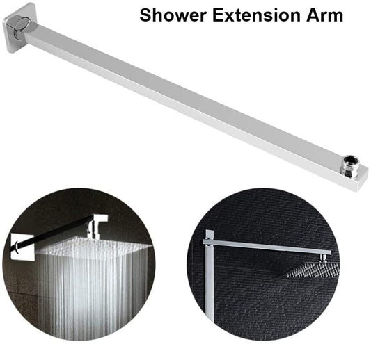 Juno 23.62 inches Square Stainless Steel Shower Head Extension