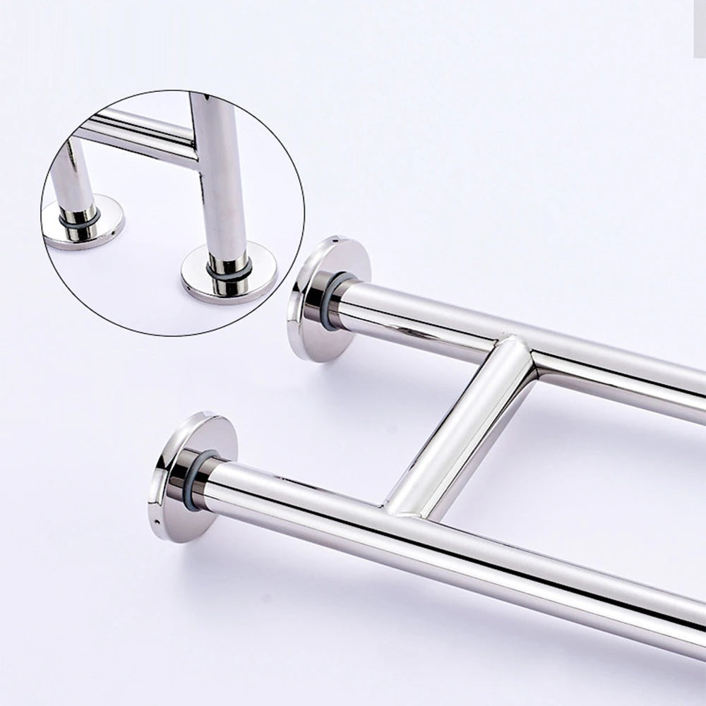 Juno New Chrome Finish Stainless Steel Towel Rack Holder Or Saftey Handrail