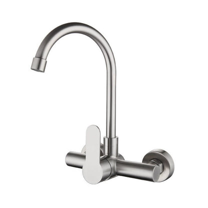 Juno New 360° Rotatable Hot And Cold Single Handle Wall-mount Kitchen Sink Faucet