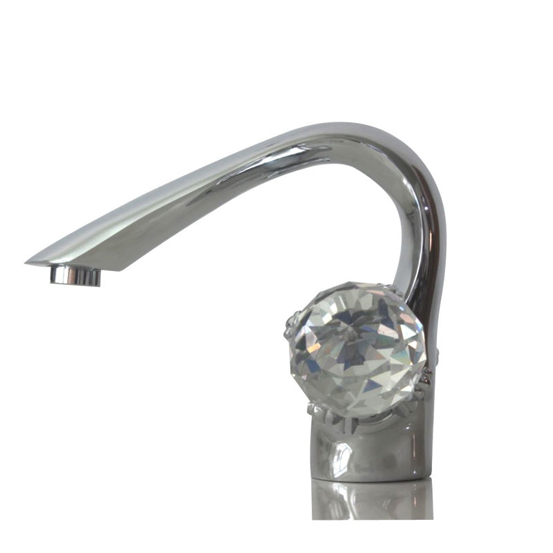 Chrome Crystal Handle Faucet 