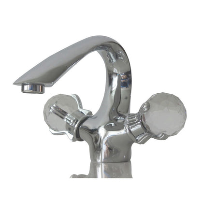 Chrome Crystal Handle Faucet 