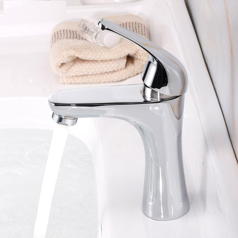 Juno Single Handle Lavatory Mixer Brass Faucet