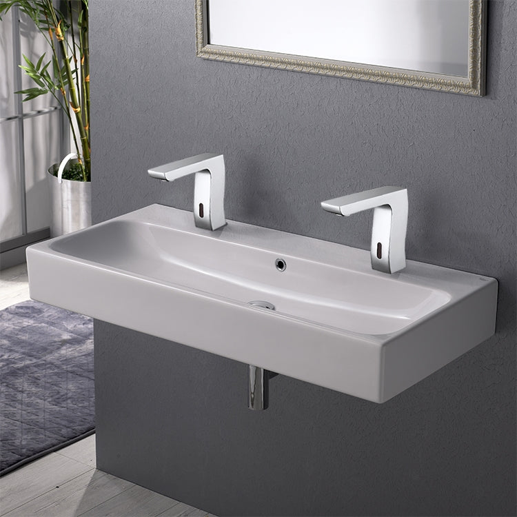 Juno commercial faucet chrome deck mount
