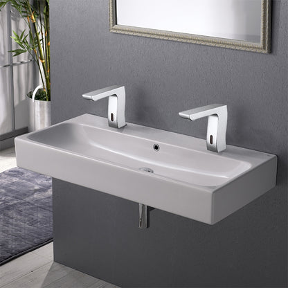 Juno commercial faucet chrome deck mount