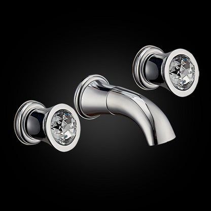 Chrome Finish Metered Faucets