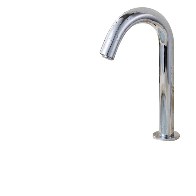 Chrome Finish Simple Automatic Sensor Bathroom Faucet