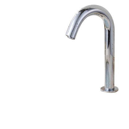 Chrome Finish Simple Automatic Sensor Bathroom Faucet