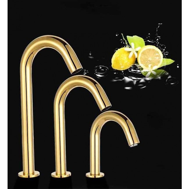 Chrome Finish Simple Automatic Sensor Bathroom Faucet