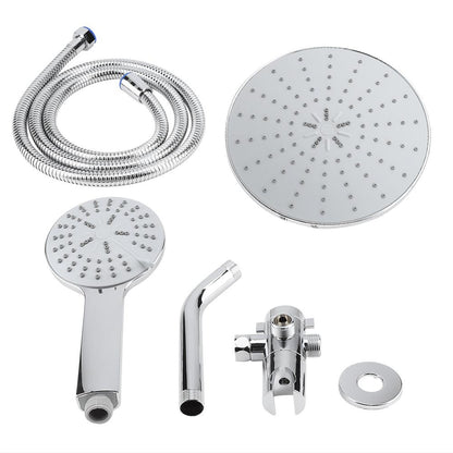 Juno Dual Showerheads with Adjustable Manifold Arm & Shut Off Valves