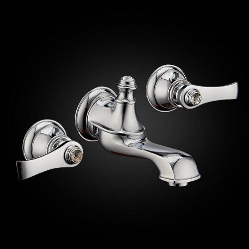 Wall mount Chrome Finish Sink Faucet
