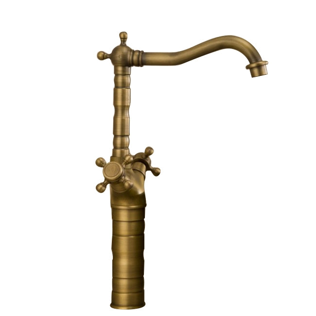 Classical-Brass-Art-Deck-Mounted-Bathroom-Sink-Faucet