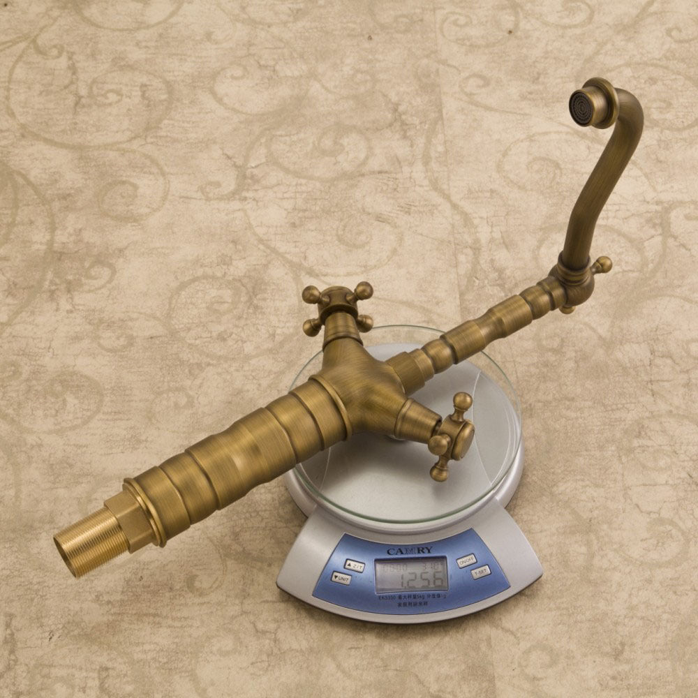 Classical-Brass-Art-Deck-Mounted-Bathroom-Sink-Faucet