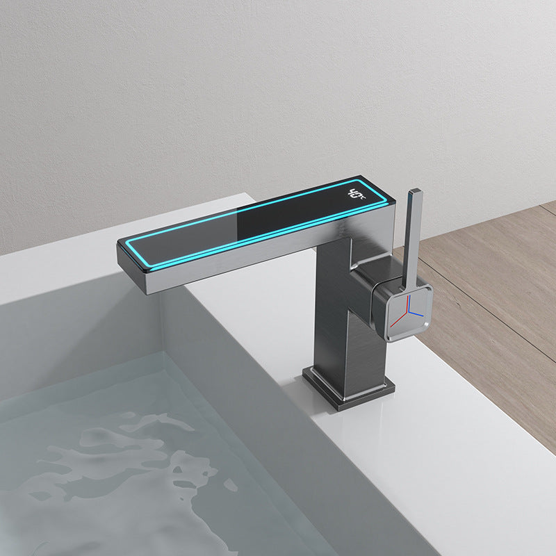 Juno Commercial And Residential Digital Display Single Handle Bathroom Faucet