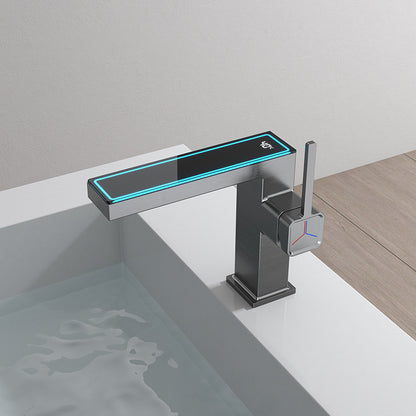 Juno Commercial And Residential Digital Display Single Handle Bathroom Faucet