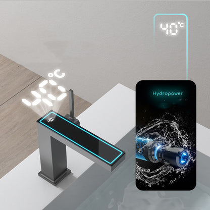 Juno Commercial And Residential Digital Display Single Handle Bathroom Faucet