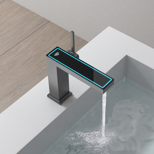 Juno Commercial And Residential Digital Display Single Handle Bathroom Faucet