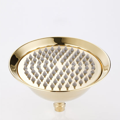 Contemporary Gold Bathroom Faucet Shower with Hand-Held Shower