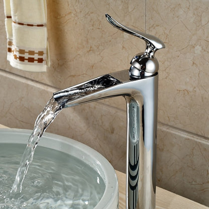 Countertop Classic Deck Single Handle Bathroom Sink Faucet 